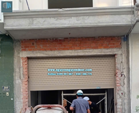 CỬA CUỐN KHE THOÁNG CÔNG NGHỆ ĐỨC TẠI PHÚ THẠNH HỒ CHÍ MINH