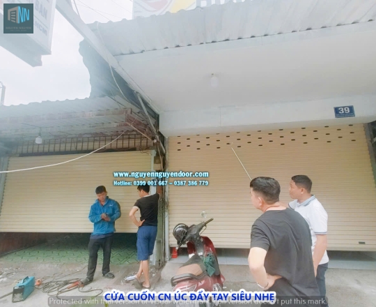 CỬA CUỐN TẤM LIỀN CÔNG NGHỆ ÚC TẠi ĐƯỜNG SỐ 17 LINH ĐÔNG THỦ ĐỨC