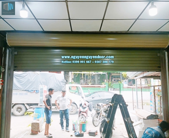CỬA CUỐN TẤM LIỀN CÔNG NGHỆ ÚC TẠi ĐƯỜNG SỐ 17 LINH ĐÔNG THỦ ĐỨC